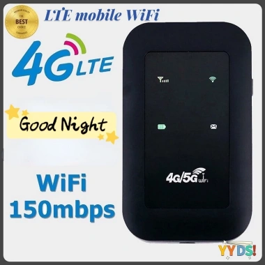 WiFi Di Động 4G/5G 150Mbps - Tốc Độ Cao, Dùng Thẻ SIM, Hỗ Trợ Tất Cả Nhà Mạng, Giá Chỉ 207.000₫