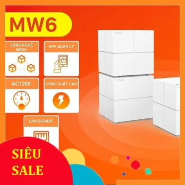 Wifi Mesh Tenda Nova MW6/MW12 Full Gigabit AC1.200/AC2.101 - 2nd kèm nguồn, Giá siêu rẻ 349k