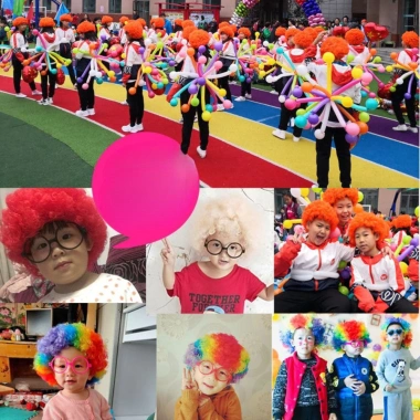 Wig tóc giả cầu vồng nổ đầu - Đồ chơi chú hề hài hước cho lễ hội, cosplay giá 46k 2 Wig tóc giả cầu vồng nổ đầu - Đồ chơi chú hề hài hước cho lễ hội, cosplay giá 46k 2