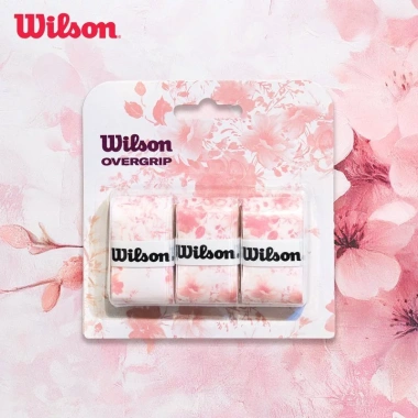Wilson 2.024 Flower Overgrip 3 Pack SMU Pink/White - Quấn Cán Tennis, Giá 499.000 VND