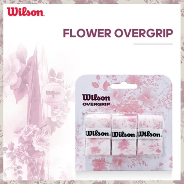Wilson 2.024 Flower Overgrip 3 Pack SMU Pink/White - Quấn Cán Tennis, Giá 499.000 VND 4 Wilson 2.024 Flower Overgrip 3 Pack SMU Pink/White - Quấn Cán Tennis, Giá 499.000 VND 4