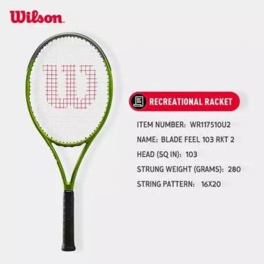 Wilson Blade Feel 103 Vợt Tennis Căng Dây WR117.510U - Độ Chính Xác Cao, Mềm Mại, Giá 2.754.000₫