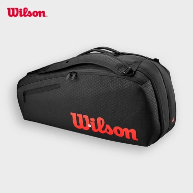 Wilson Clash V3 6PK Túi Đựng Vợt Đen/Đỏ - Bảo Vệ Vợt, Ngăn Đựng Rộng, Giá Ưu Đãi 3.599.000₫ 2