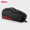 Wilson Clash V3 6PK Túi Đựng Vợt Đen/Đỏ - Bảo Vệ Vợt, Ngăn Đựng Rộng, Giá Ưu Đãi 3.599.000₫ 5