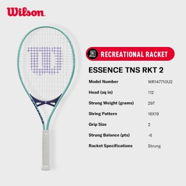 Wilson Essence Vợt Tennis Căng Dây WR147.710U2 - Độ Bám Cao, Giá Ưu Đãi 1.282.000₫ 7