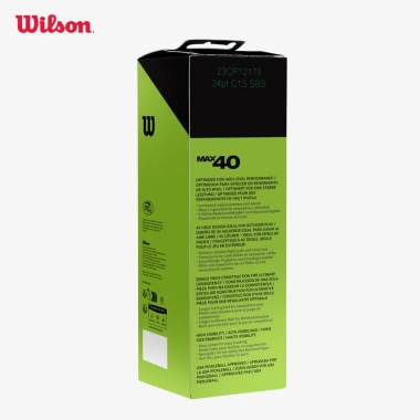 Wilson Max 40 Outdoor Bóng Pickleball 3 Cây Green - Độ Bền Cao, Giá 339k 2 Wilson Max 40 Outdoor Bóng Pickleball 3 Cây Green - Độ Bền Cao, Giá 339k 2
