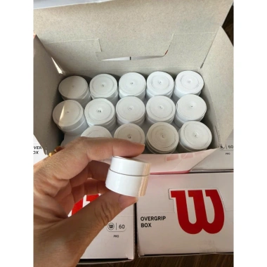 Wilson Pro Overgrip 60 cuốn - Bám tay chắc, tennis, pickleball, cầu lông - Giá 132.000₫