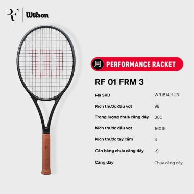 Wilson RF 01 Vợt Tennis Chưa Căng Dây WR151.411U2 - Giá 9.599.000đ Giảm tới 12% 10 Wilson RF 01 Vợt Tennis Chưa Căng Dây WR151.411U2 - Giá 9.599.000đ Giảm tới 12% 10