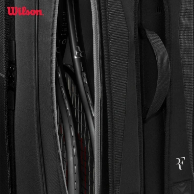 Wilson RF Tournament 9PK - Túi Đựng Vợt Tennis Black Giá 5.399.000, Chất Lượng Cao, Đệm Bảo Vệ