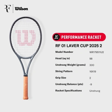Wilson RF01 Laver Cup 2.025 - Vợt Tennis Chưa Căng Dây, Giá 9.999.000 VNĐ