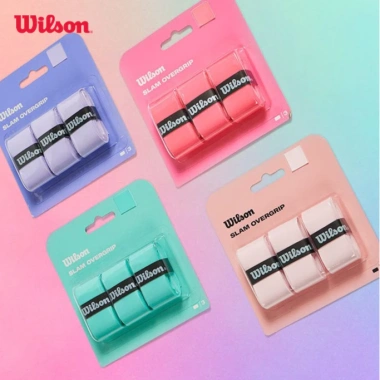 Wilson Slam Overgrip 3 Pack - Quấn Cán Tennis WR844.880 Giá 359.000 VND bám chắc thoáng mát