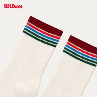 Wilson Tất Thể Thao Unisex Quarter Stripe - Thoáng Mát, Giá Ưu Đãi 449.000 VND 2