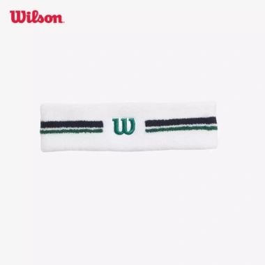 Wilson Unisex Stripe Headband Trắng Sáng Băng Trán Thể Thao - Giá 449k Giảm Giá Đến 20%