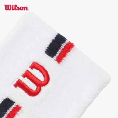 Wilson Unisex Stripe Wristband Băng Cổ Tay Thể Thao - Đệm Mồ Hôi, Độ Bền Cao, Giá Gốc 570k Giảm 449k