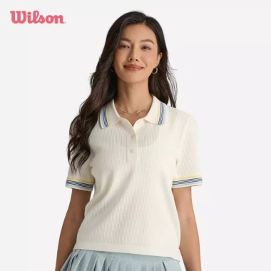 Wilson Women Addison Knit Polo Áo Polo Thể Thao Nữ - Giá giảm 20% 2.374.000₫