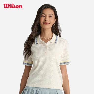 Wilson Women Addison Knit Polo Áo Polo Thể Thao Nữ - Giá giảm 20% 2.374.000₫ 10 Wilson Women Addison Knit Polo Áo Polo Thể Thao Nữ - Giá giảm 20% 2.374.000₫ 10