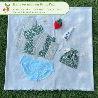 WingPad Túi Cotton Chống Thấm Đựng Băng Vệ Sinh Vải - Giá Ưu Đãi 77.000₫ 7