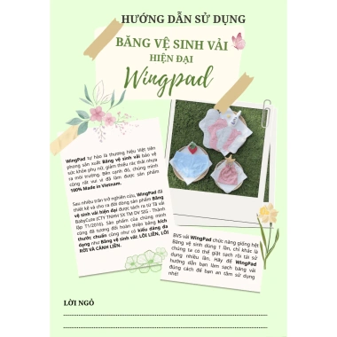 WingPad Túi Cotton Chống Thấm Đựng Băng Vệ Sinh Vải - Giá Ưu Đãi 77.000₫ 8