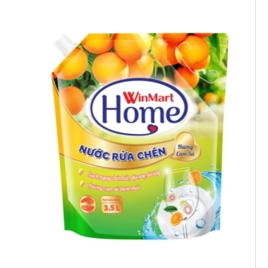 Winmart Home Nước rửa chén chanh sả cam 3.5L - Giảm giá tới 135.000₫, sạch bát, thơm mát