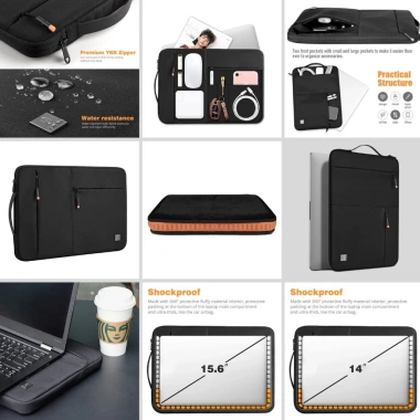 WIWU Alpha Slim Sleeve - Túi xách chống sốc, quai nhỏ gọn cho Macbook & Laptop 13‑16 inch, 429.000₫ 6
