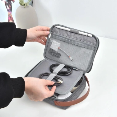 WIWU Minimal Tech Pouch - Túi đa ngăn phụ kiện công nghệ, sạc, cáp, chuột, pin dự phòng, giá 249.000đ