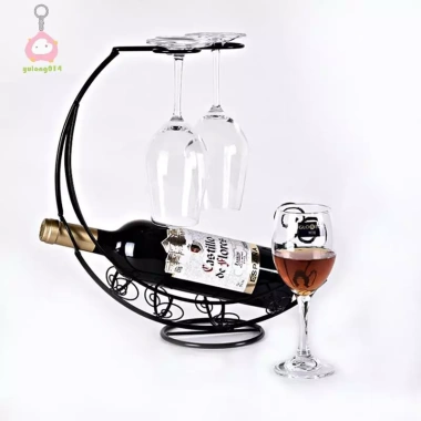 Wonderiy Giá để rượu kim loại sáng tạo - Giá đỡ ly rượu vang, thanh trưng bày, giảm giá 20% chỉ 109.670₫