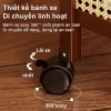 WoodLand Xe Đẩy Đa Năng 3 Tầng Bánh Xe Linh Hoạt - Thiết Kế Tre Tự Nhiên, Kệ Gỗ Đan Mây 319.000 VND 9