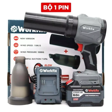 WORKFIX WF-BS1.000G Máy Thổi Đảo Chiều Hút Bụi, Pin, Không Than - 550.000 VND 10 WORKFIX WF-BS1.000G Máy Thổi Đảo Chiều Hút Bụi, Pin, Không Than - 550.000 VND 10