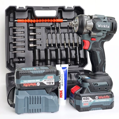 WORKFIX WF-IW470N Siết bulong 2 trong 1, Động cơ không chổi than, Lực siết 470N.m - Giá ưu đãi 594.000 VND 2