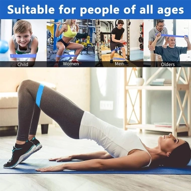 Worthdefense 5 Dây Kháng Lực Đàn Hồi Yoga Crossfit Tập Thể Dục Luyện Tập 6