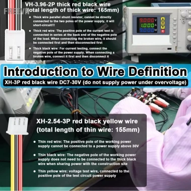 WOTAO BM730 Đồng hồ đo điện áp 3in1 Vôn kế kỹ thuật số 4 chữ số, Ampe kế đa chức năng có còi, hiển thị tinh chỉnh Vo thấp - 254,100₫