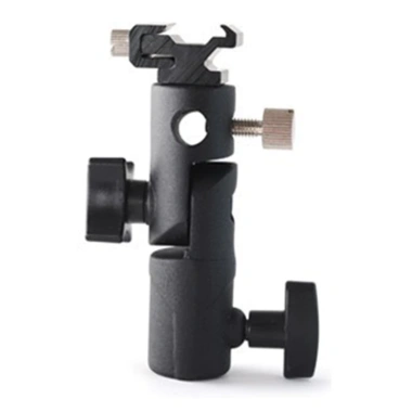 Wss Xoay Flash Hot Shoe Umbrella Giá Đỡ Đèn Studio Type E Chân Đế 1/4 & 3/8 Đa Năng 4