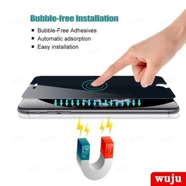 WUJU 2 chiếc Full màn Chống Nhìn Trộm Kính Cường Lực iPhone 11‑16 Pro, XS Max, XR, Air - Giá chỉ 59.000₫
