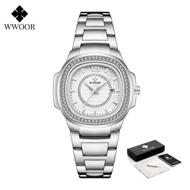 WWOOR Đồng Hồ Nữ Đính Đá Sang Trọng - Mẫu 8.874, Giá Ưu Đãi 369.600₫