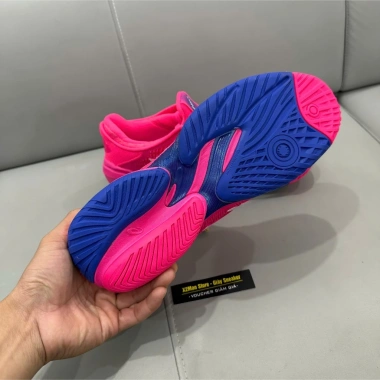 X2Man Giày Thể Thao Sneaker Asic FF3 Màu Hồng Xanh Chơi Tennis Pickleball Bóng Chuyền Cầu Lông - Giảm Giá 957k
