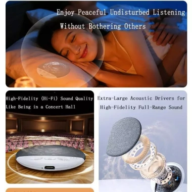 X3pro Loa Gối Bluetooth 5.4 HD - Tai Nghe Ngủ, Tiếng Ồn Trắng, Giá 281.624₫