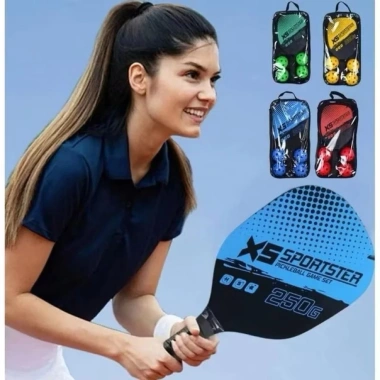 X5 SPORTSTER Bộ 2 vợt Pickleball 250g + 4 bóng, túi đựng – Luyện tập tiện lợi, bảo quản tốt, giá chỉ 189k 7 X5 SPORTSTER Bộ 2 vợt Pickleball 250g + 4 bóng, túi đựng – Luyện tập tiện lợi, bảo quản tốt, giá chỉ 189k 7