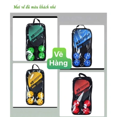 X5 SPORTSTER Bộ 2 vợt Pickleball 250g + 4 bóng, túi đựng – Luyện tập tiện lợi, bảo quản tốt, giá chỉ 189k 8 X5 SPORTSTER Bộ 2 vợt Pickleball 250g + 4 bóng, túi đựng – Luyện tập tiện lợi, bảo quản tốt, giá chỉ 189k 8