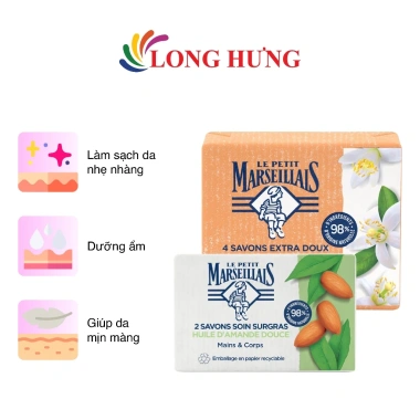Xà bông Le Petit Marseillais 100g - Dưỡng ẩm, thơm tự nhiên, giảm giá 79k