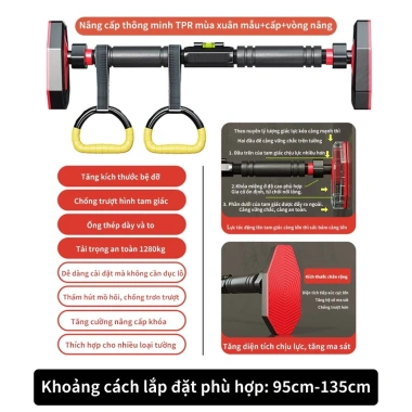 Xà đơn MUZEE đa năng treo tường gắn cửa, thanh xà tập thể hình tại nhà, 659.000₫ 8 Xà đơn MUZEE đa năng treo tường gắn cửa, thanh xà tập thể hình tại nhà, 659.000₫ 8
