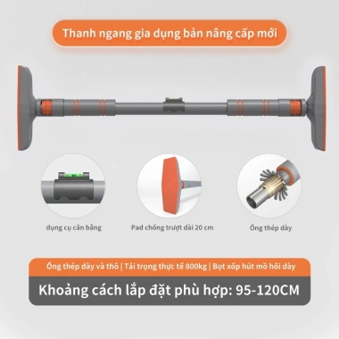 Xà đơn MUZEE đa năng treo tường gắn cửa, thanh xà tập thể hình tại nhà, 659.000₫ 9 Xà đơn MUZEE đa năng treo tường gắn cửa, thanh xà tập thể hình tại nhà, 659.000₫ 9
