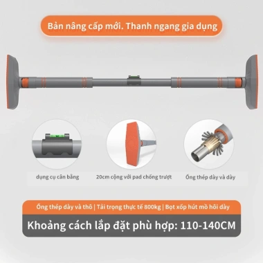 Xà đơn MUZEE đa năng treo tường gắn cửa, thanh xà tập thể hình tại nhà, 659.000₫ 10 Xà đơn MUZEE đa năng treo tường gắn cửa, thanh xà tập thể hình tại nhà, 659.000₫ 10