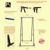 Xà đơn xếp Khánh Trình cho người 1m40‑1m80, trọng lượng 5