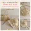 XẢ HÀNG Combo Túi Cói & Mũ Cói Biển Rộng Vành Sóng Phối Nơ - Siêu Nhẹ Giá 59.999đ 10