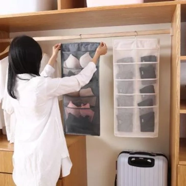 Xả hàng giá sốc Túi treo đồ lót, vớ 2 mặt 30 ngăn Giá chỉ 29.000 VND