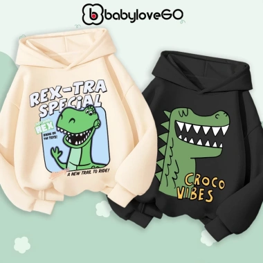 XẢ KHO Áo hoodie BabyloveGO cho bé áo khoác nỉ in hình độc đáo, giao mẫu giá 159k