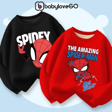 Xả kho áo nỉ sweater BabyloveGO cổ tròn - mẫu mới in hình độc đáo, giảm còn 159k 3