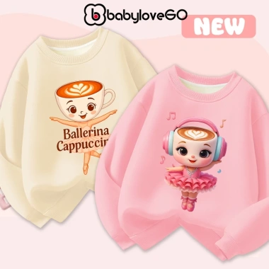 Xả kho áo nỉ sweater BabyloveGO cổ tròn - mẫu mới in hình độc đáo, giảm còn 159k 6