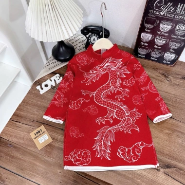 Xả kho CBL18 - Áo dài cách tân Long Vân cho bé trai lễ tết, giảm còn 99.900đ 3