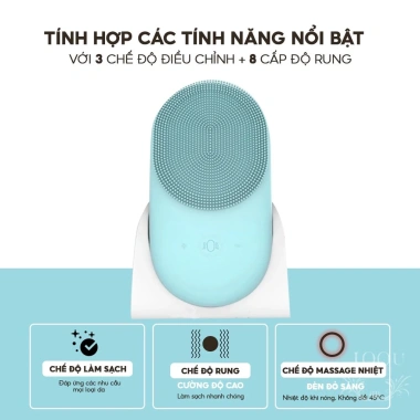 Xả kho có hạn: Máy rửa mặt JOOU M6 3 trong 1 - Làm sạch, massage, đẩy tinh chất 380.000₫